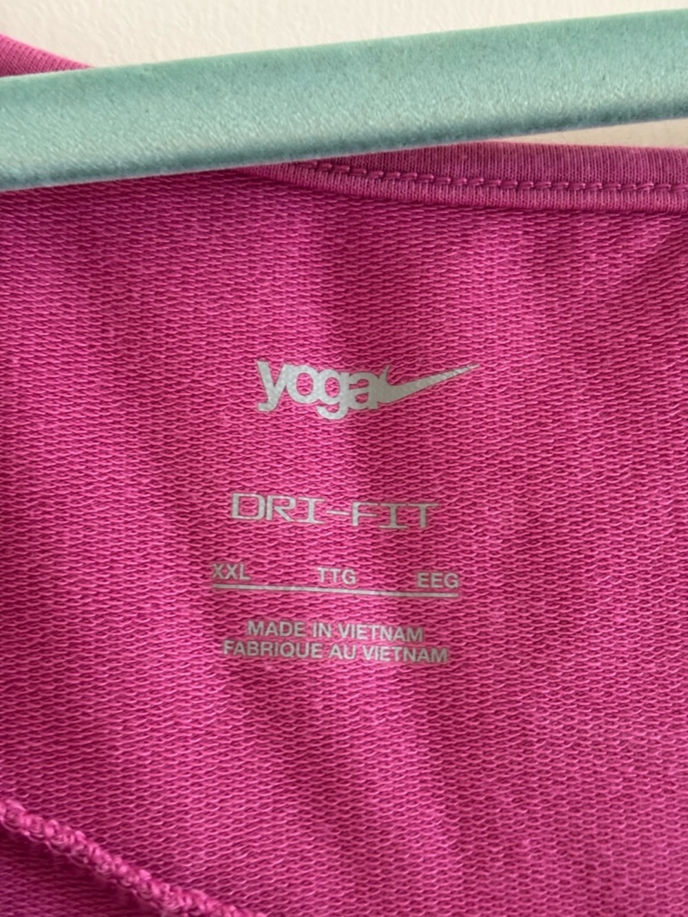Nike Yoga Dri-Fit Women's Jumpsuit in Cosmic Fuschia Pink athleisure loungewear - Picture 8 of 10